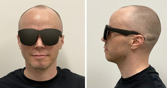 Facebook超薄VR概念眼镜被曝光  外观像墨镜